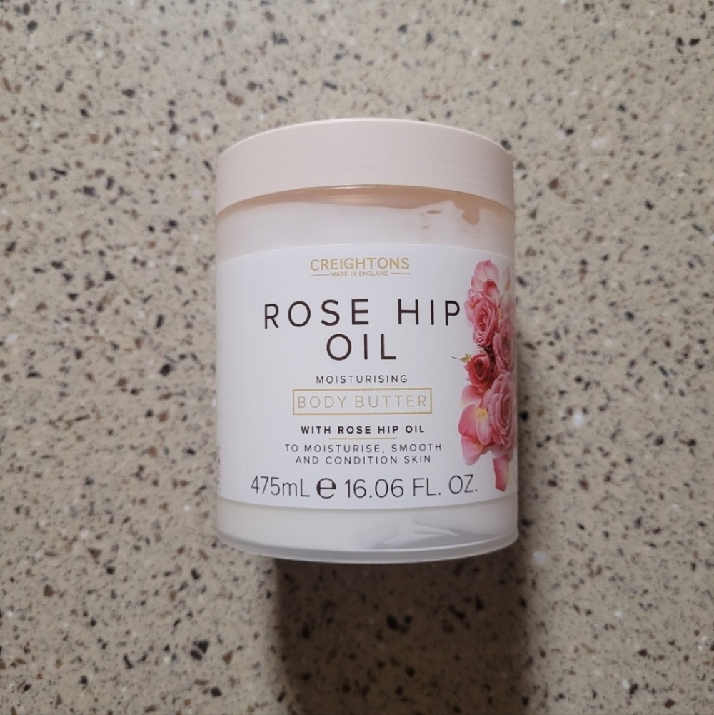 CREIGHTONS Rose Hip Oil Body Butter 16.06 oz Moisturize Smooth Conditions Skin